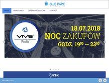 Tablet Screenshot of blue-park.pl